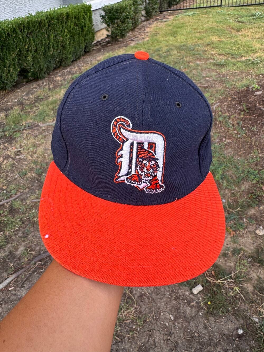 Vintage Detroit Tigers Diamond Collection Wool 7 1/4 New Era Hat